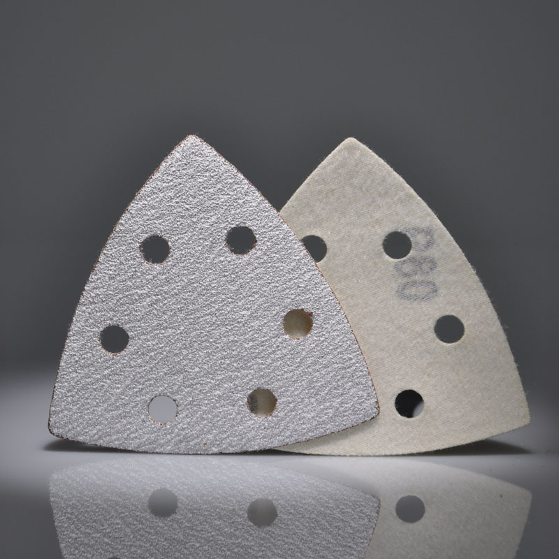 Triangular Disc Base Triangular velcro disc | DOMORE