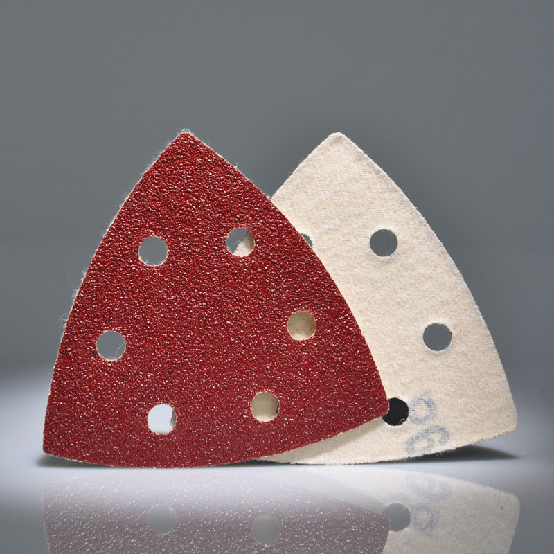 Triangular Disc Base Triangular velcro disc | DOMORE
